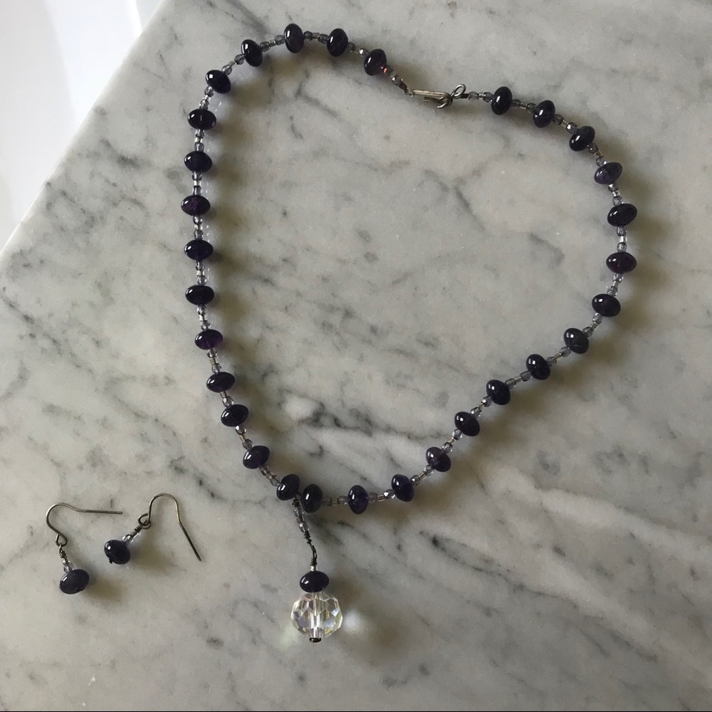 Handmade Necklace and Earrings